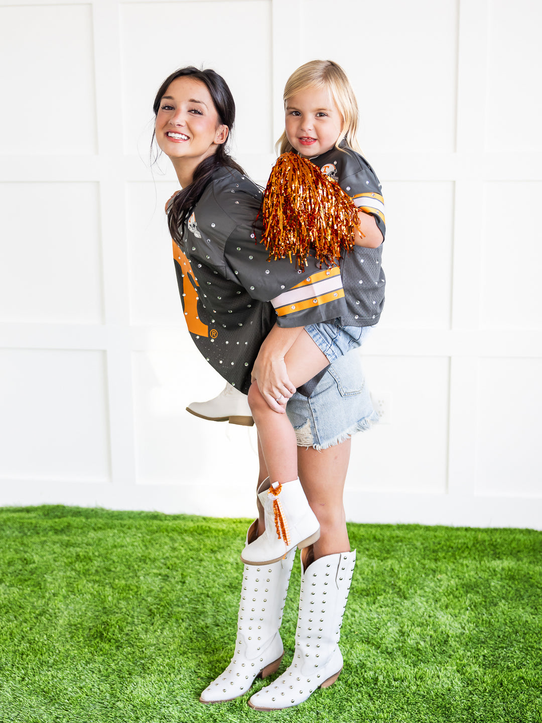 Tennessee Volunteers Kick-Off Time Rhinestone Top