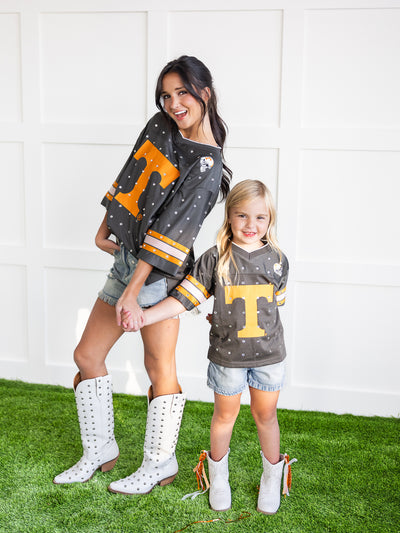 Tennessee Volunteers Kick-Off Time Rhinestone Top