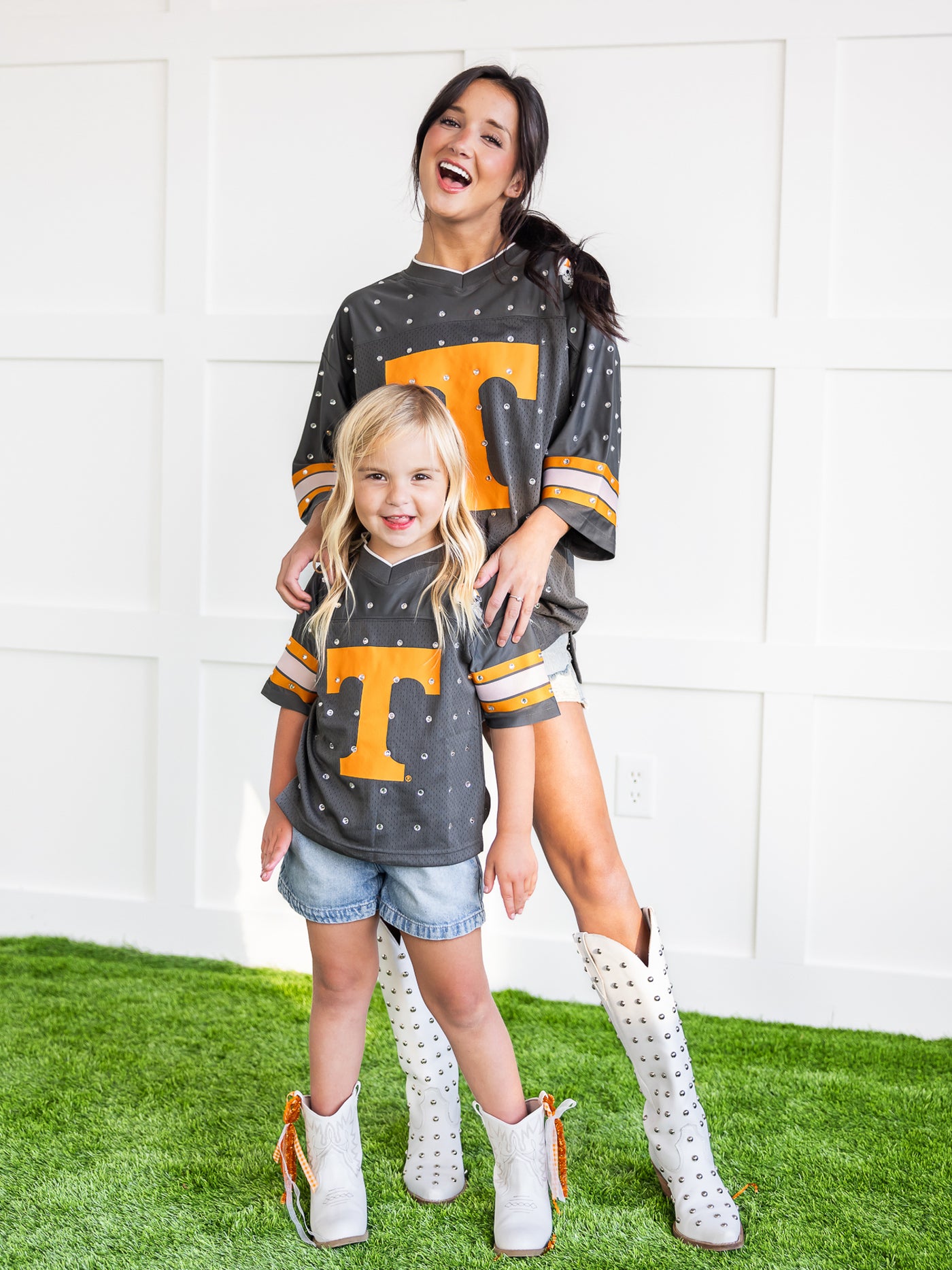 Tennessee Volunteers Kick-Off Time Rhinestone Top