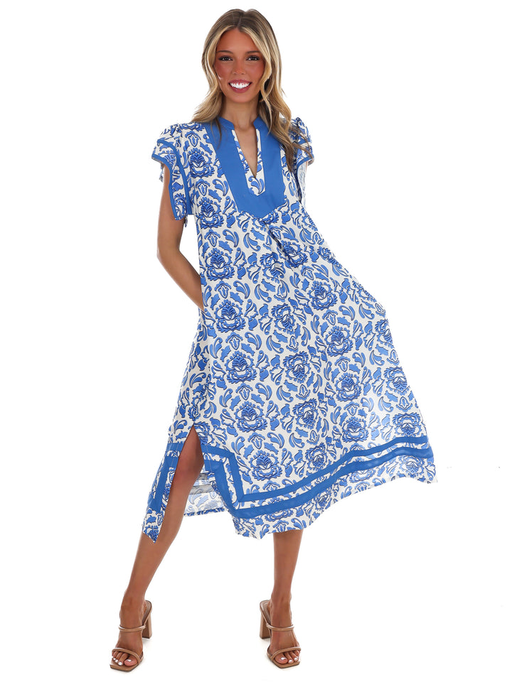Before I Loved You Print Midi Dress