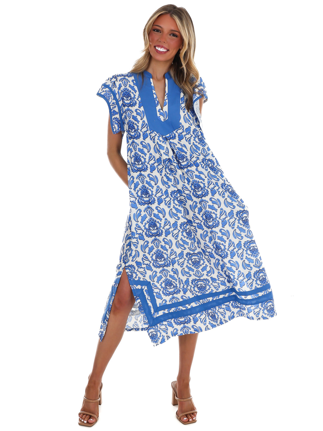 Before I Loved You Print Midi Dress