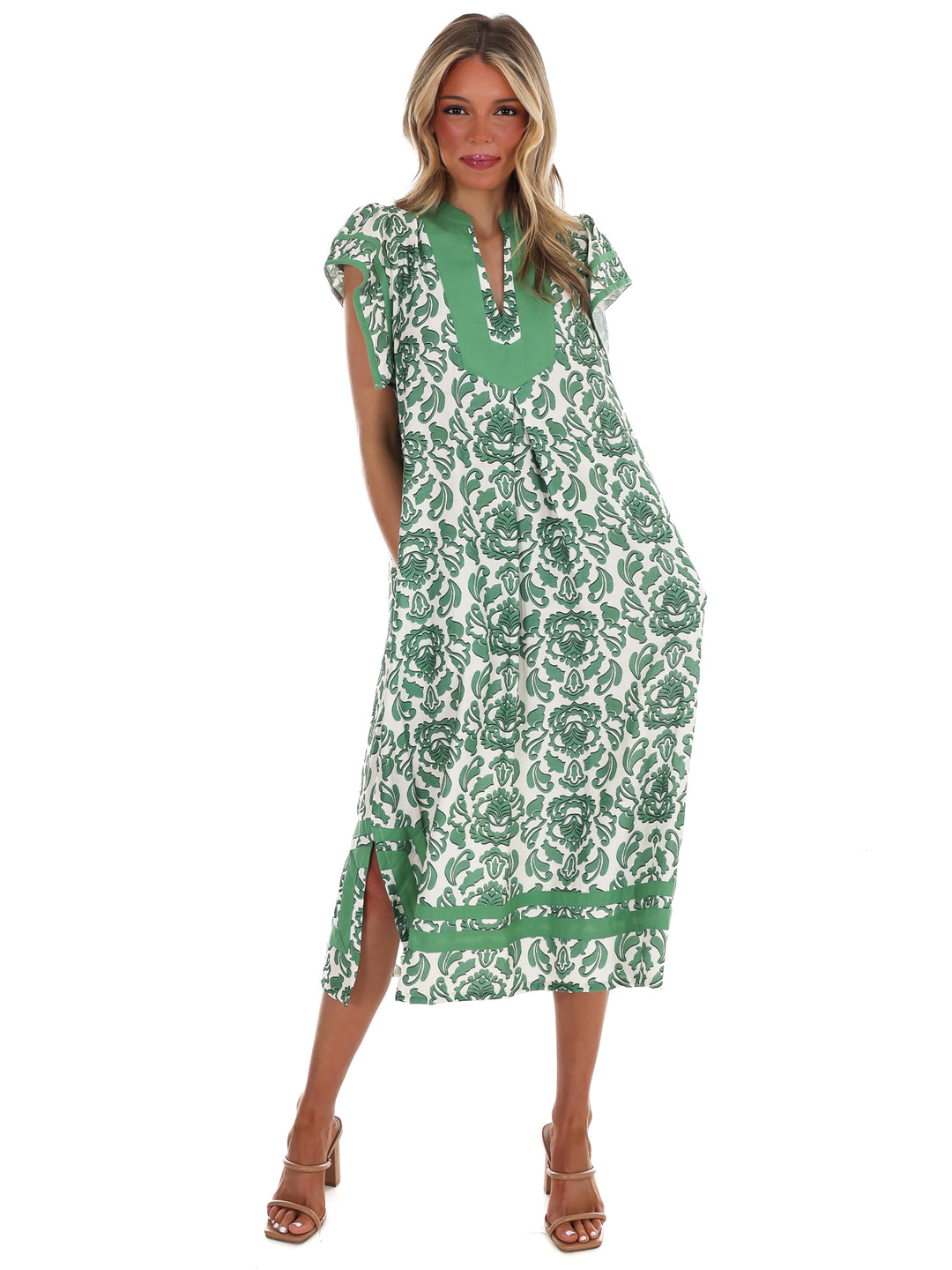 Before I Loved You Print Midi Dress