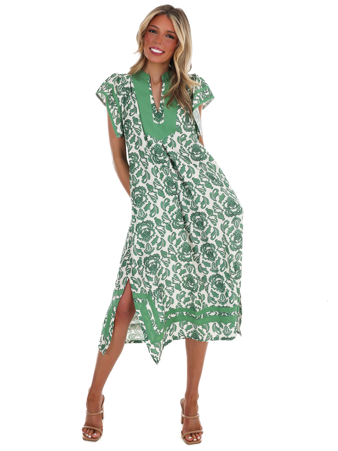 Before I Loved You Print Midi Dress