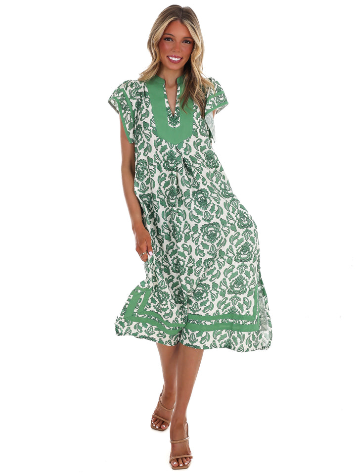 Before I Loved You Print Midi Dress