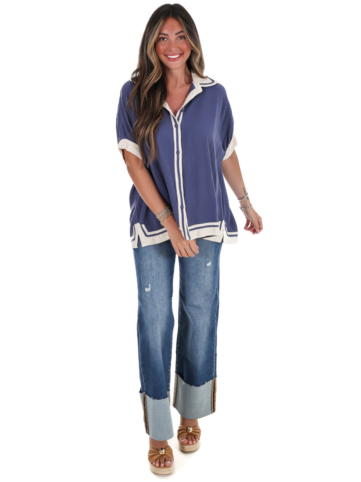 Coastal Classic Linen Top