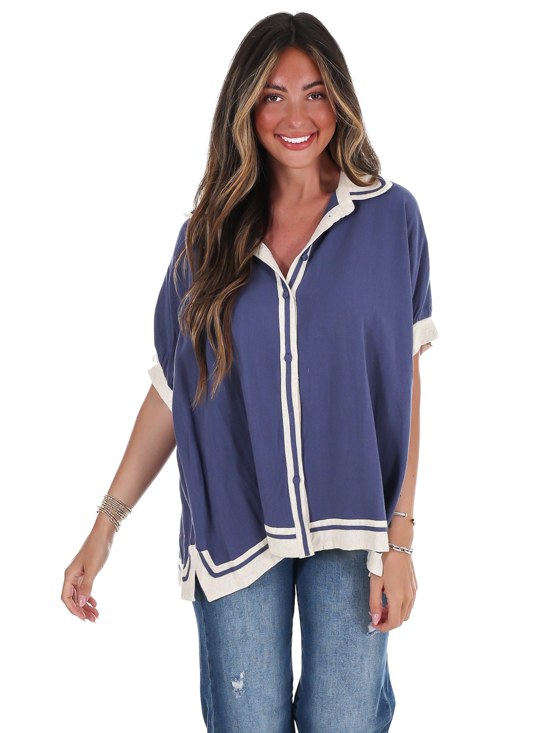 Coastal Classic Linen Top