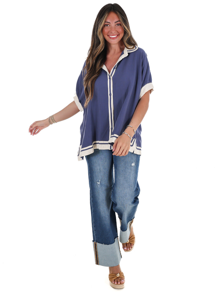 Coastal Classic Linen Top