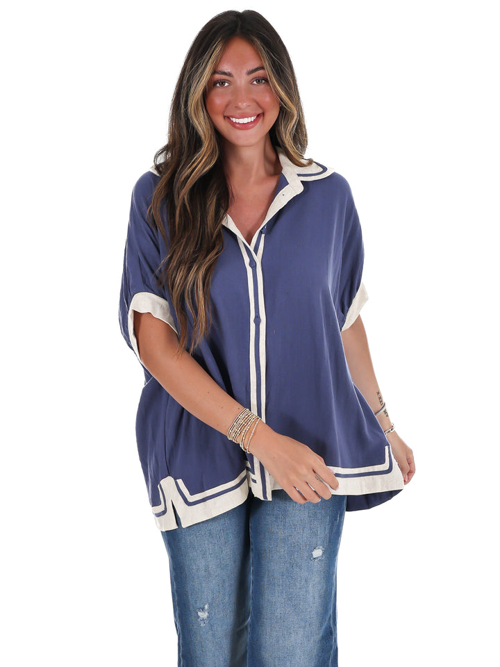 Coastal Classic Linen Top