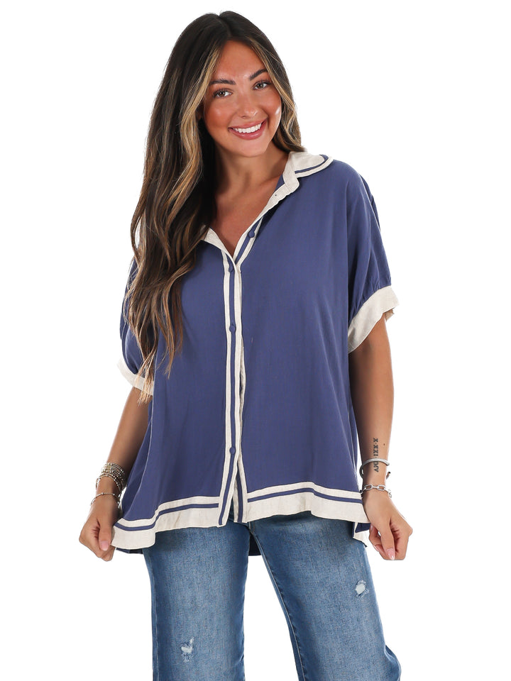 Coastal Classic Linen Top