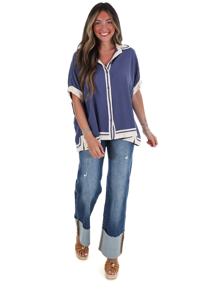 Coastal Classic Linen Top