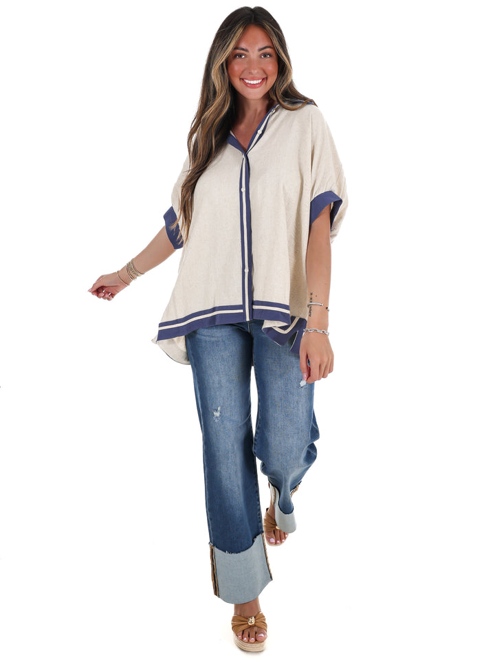 Coastal Classic Linen Top