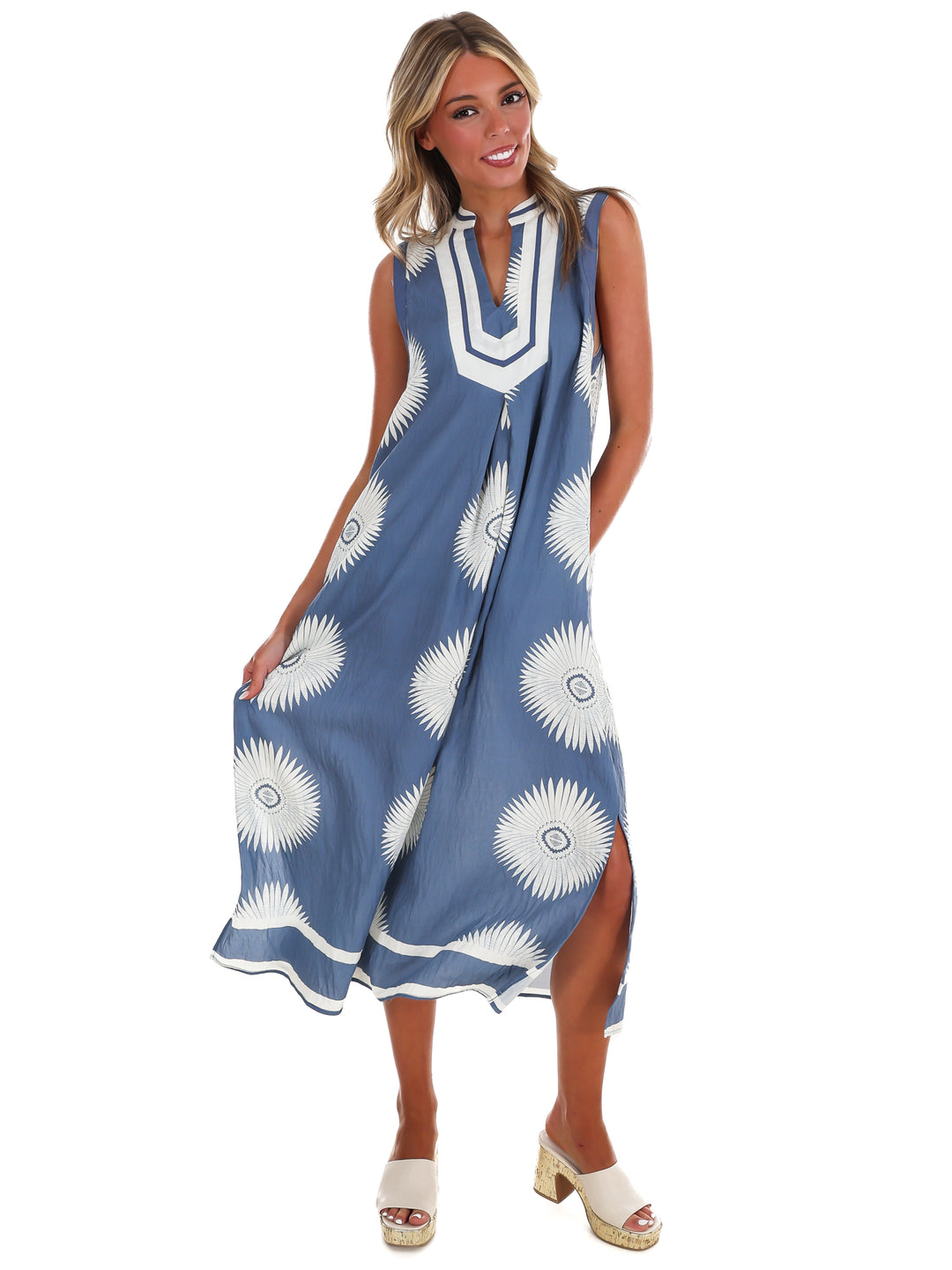 Abstract Beauty Midi Dress