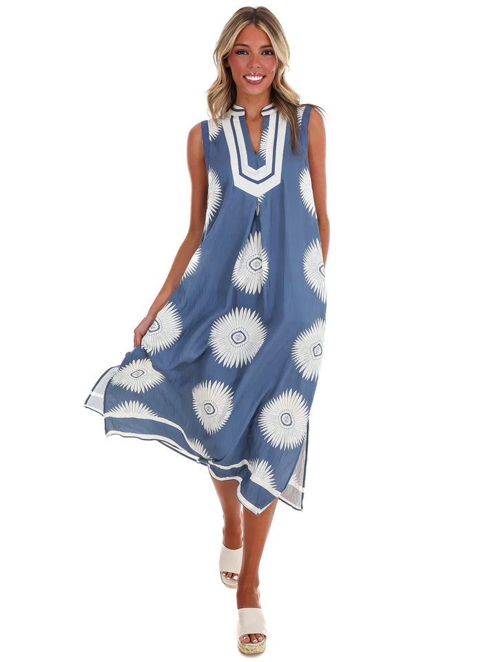 Abstract Beauty Midi Dress