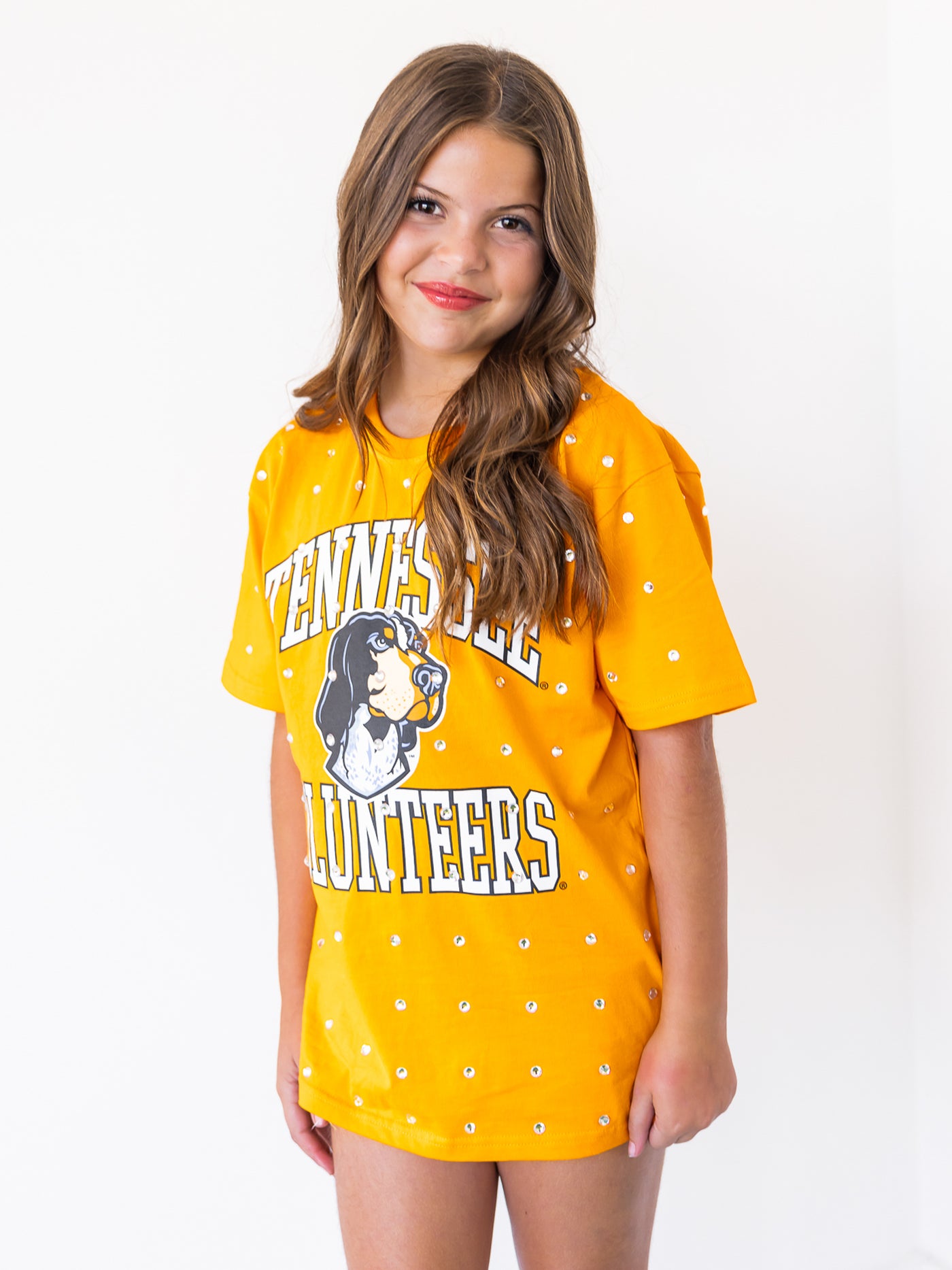 Youth Tennessee Volunteers Smokey All-Over Rhinestone Tee