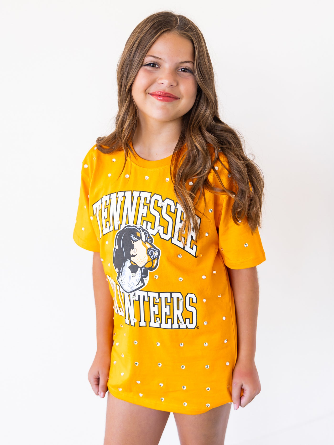 Youth Tennessee Volunteers Smokey All-Over Rhinestone Tee