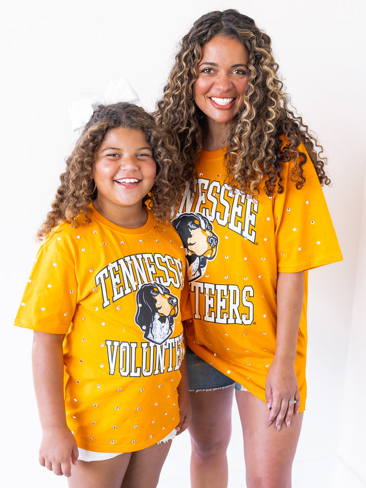 Youth Tennessee Volunteers Smokey All-Over Rhinestone Tee