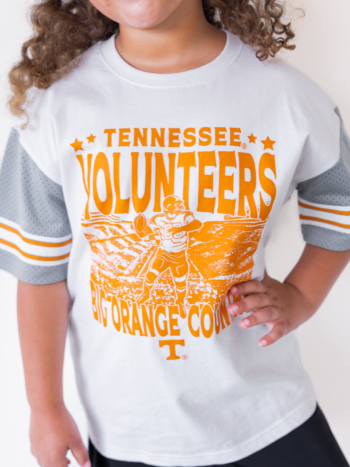 Youth Tennessee Sports Stripe Raglan Tee