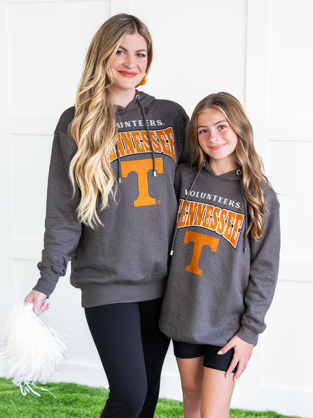 Youth Tennessee Volunteers All-Over Rhinestone Sparkle Hoodie