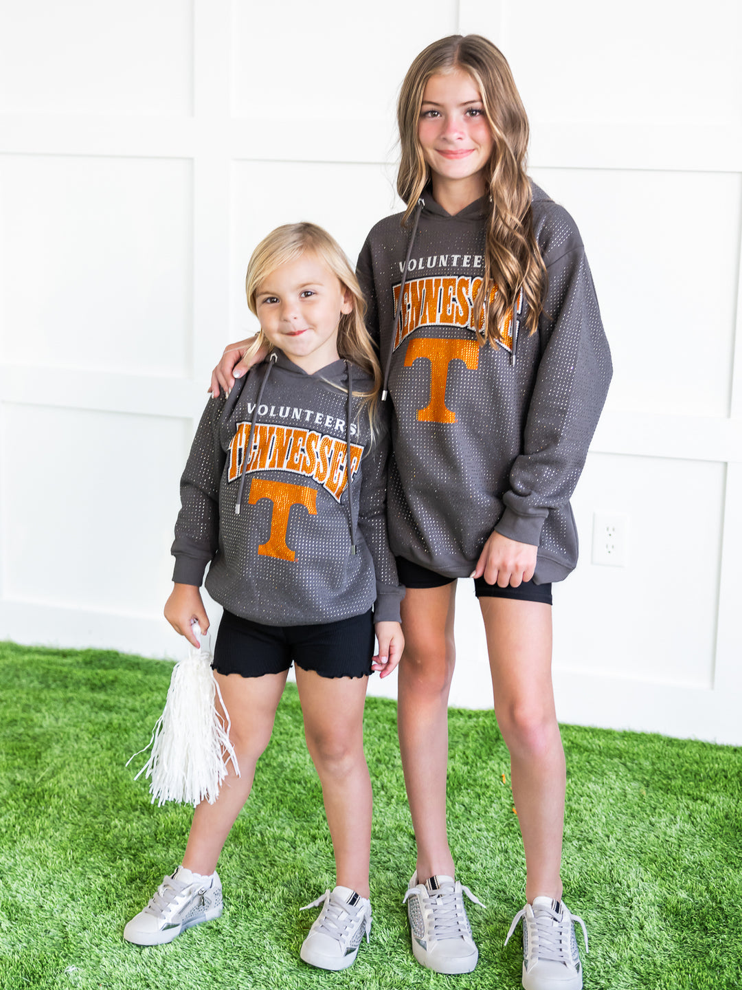 Youth Tennessee Volunteers All-Over Rhinestone Sparkle Hoodie