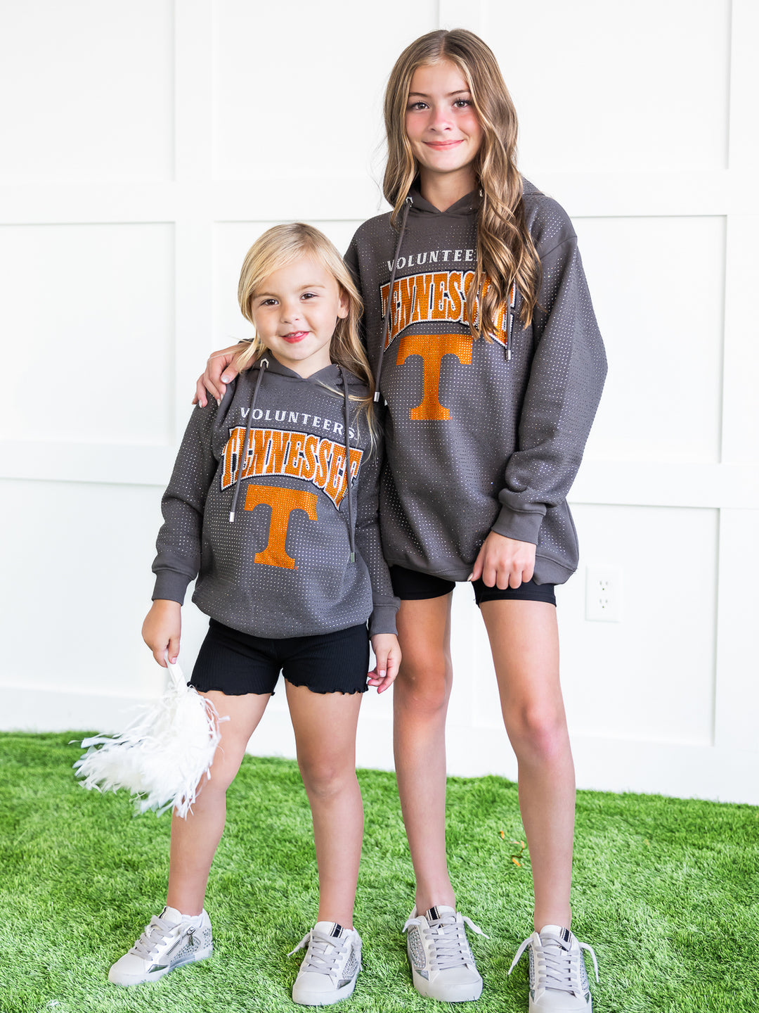 Youth Tennessee Volunteers All-Over Rhinestone Sparkle Hoodie