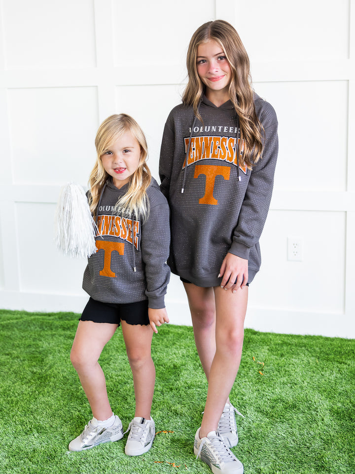 Youth Tennessee Volunteers All-Over Rhinestone Sparkle Hoodie