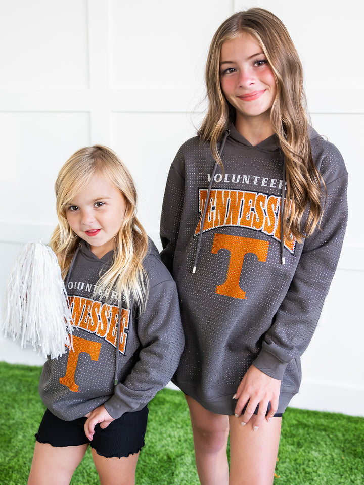 Youth Tennessee Volunteers All-Over Rhinestone Sparkle Hoodie