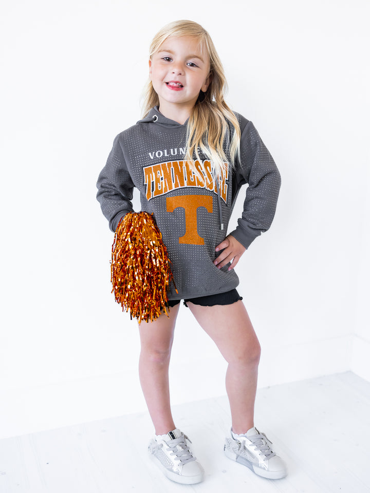 Youth Tennessee Volunteers All-Over Rhinestone Sparkle Hoodie