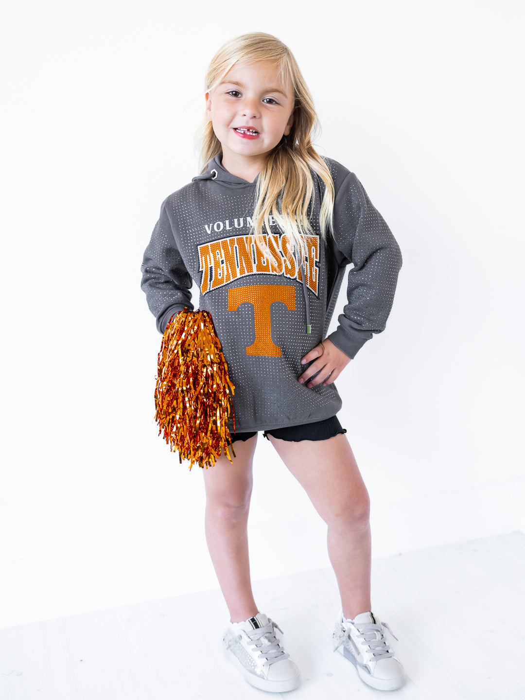 Youth Tennessee Volunteers All-Over Rhinestone Sparkle Hoodie