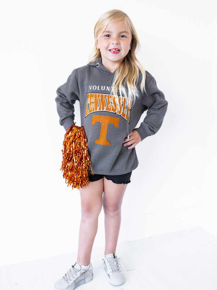 Youth Tennessee Volunteers All-Over Rhinestone Sparkle Hoodie