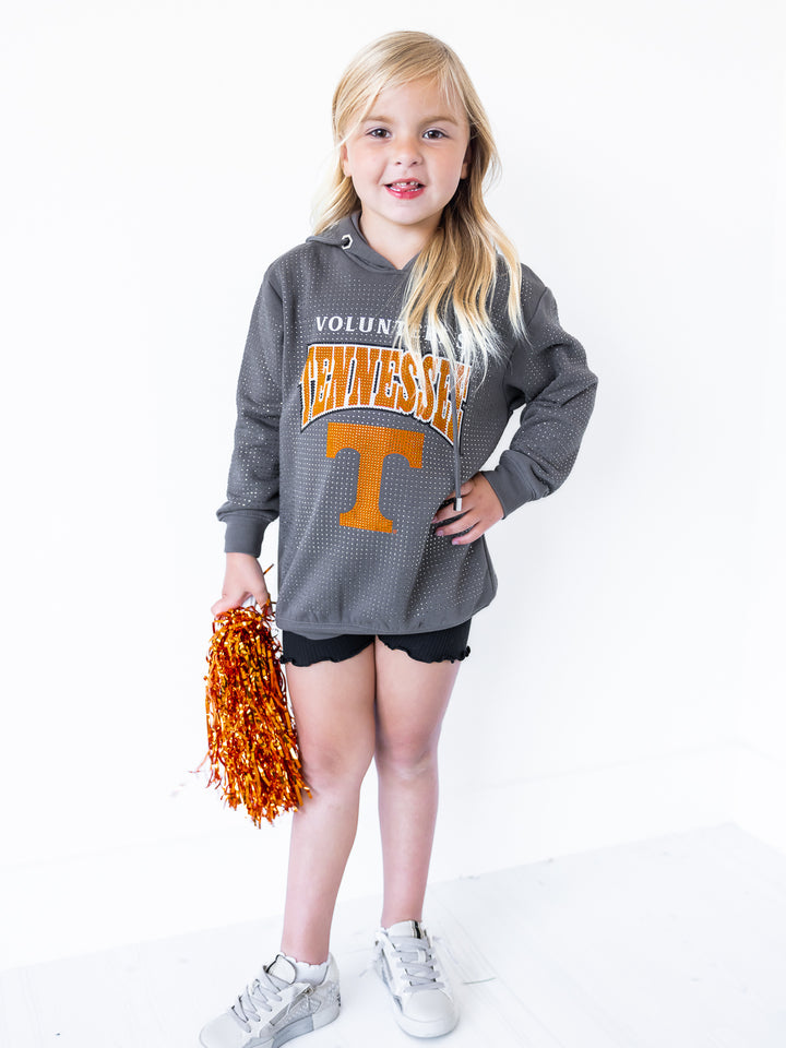 Youth Tennessee Volunteers All-Over Rhinestone Sparkle Hoodie