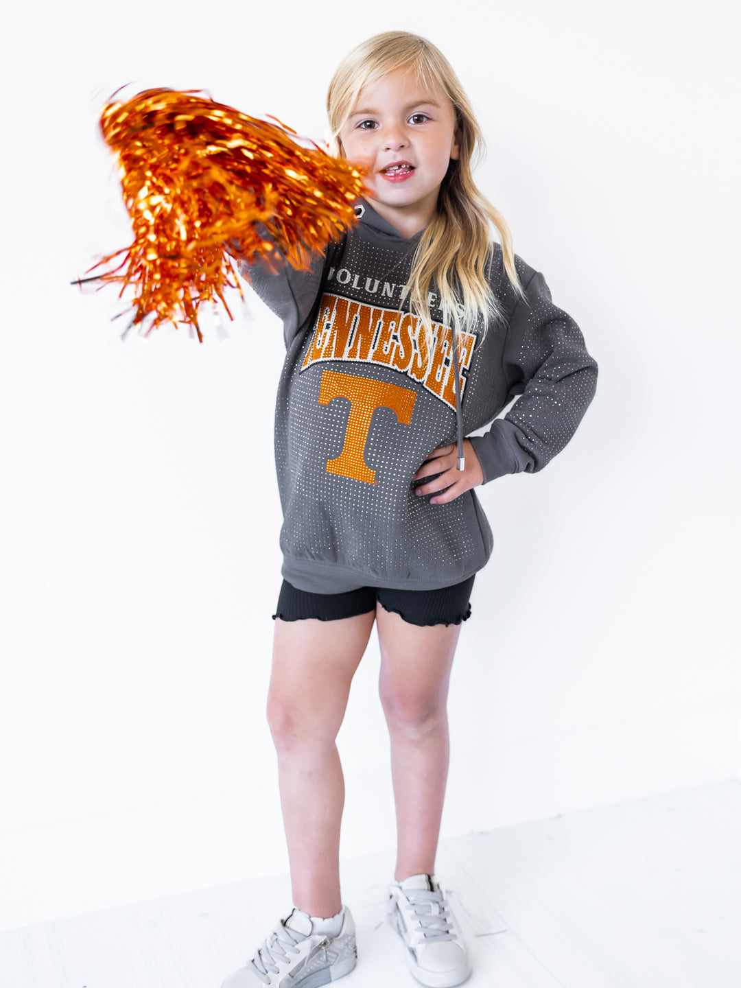 Youth Tennessee Volunteers All-Over Rhinestone Sparkle Hoodie