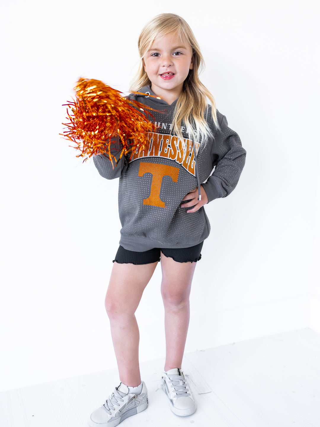 Youth Tennessee Volunteers All-Over Rhinestone Sparkle Hoodie