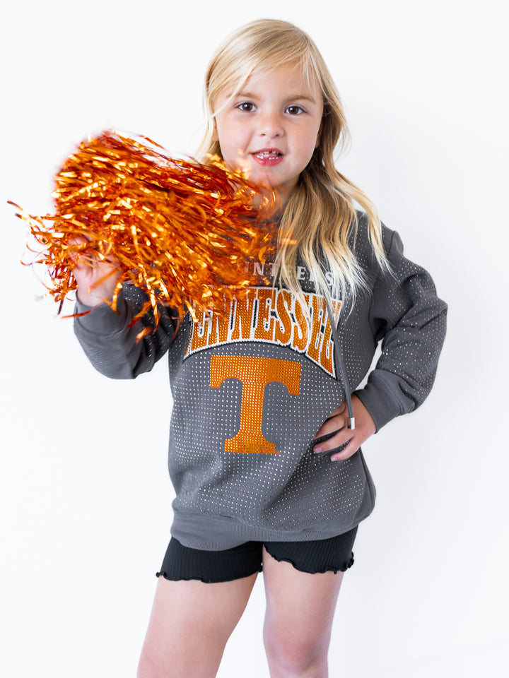 Youth Tennessee Volunteers All-Over Rhinestone Sparkle Hoodie