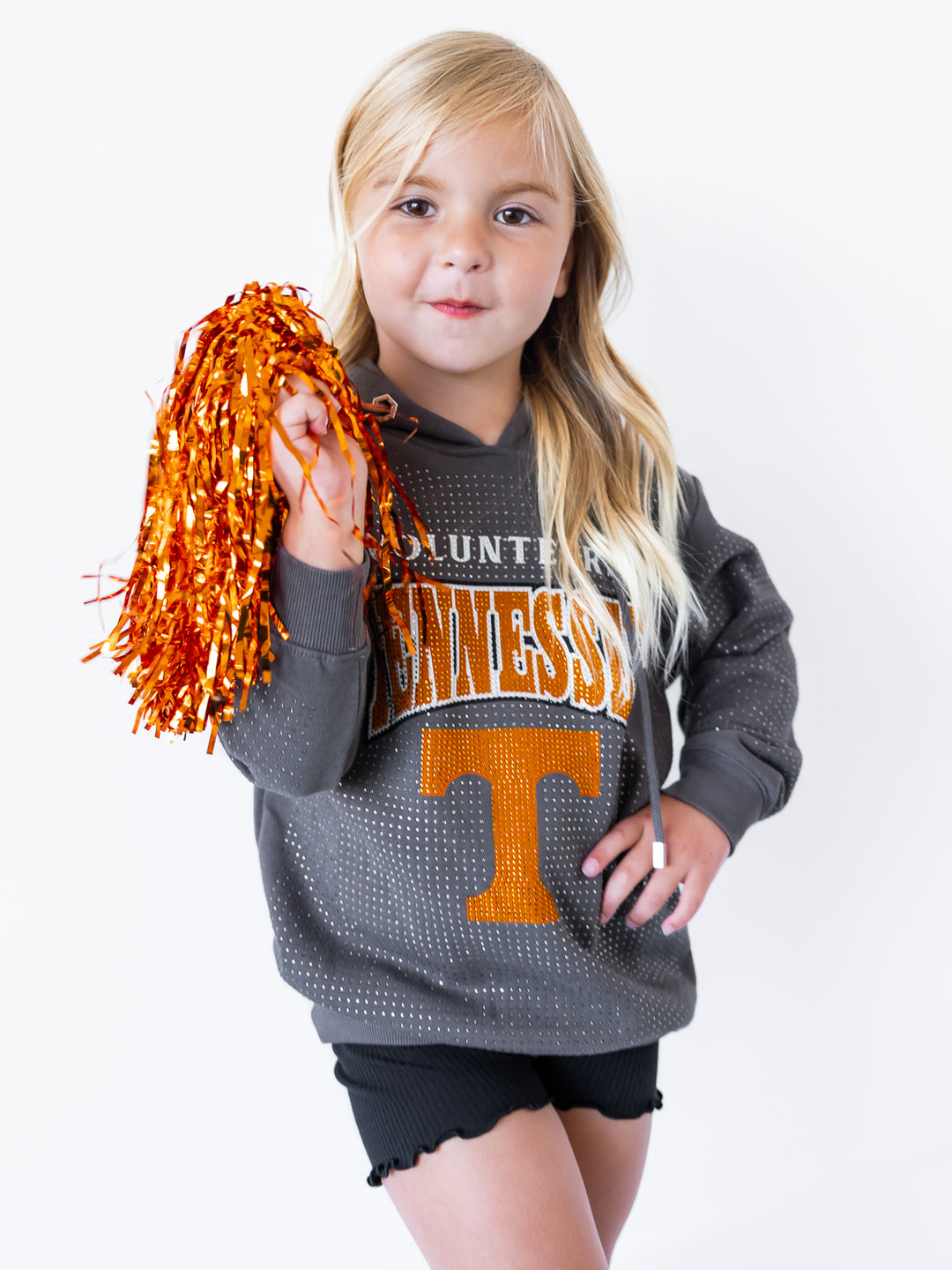 Youth Tennessee Volunteers All-Over Rhinestone Sparkle Hoodie