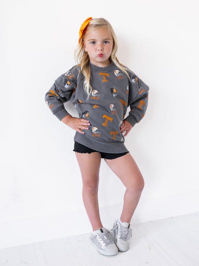 Youth Tennessee Volunteers Crewneck Fleece Pullover