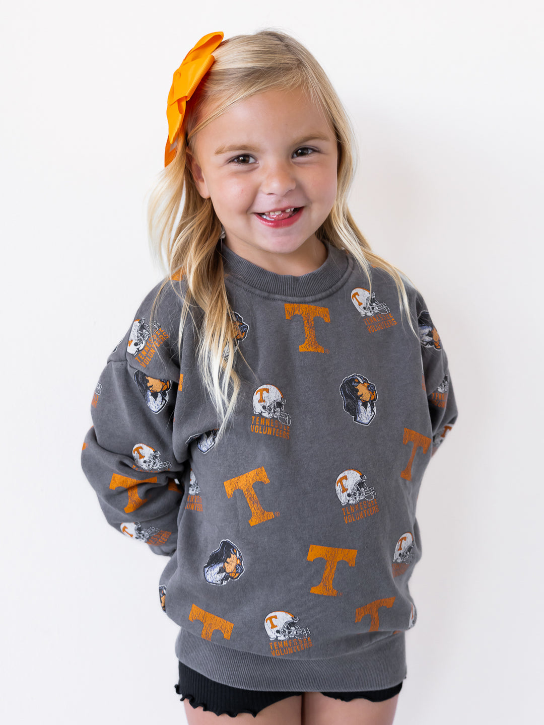 Youth Tennessee Volunteers Crewneck Fleece Pullover