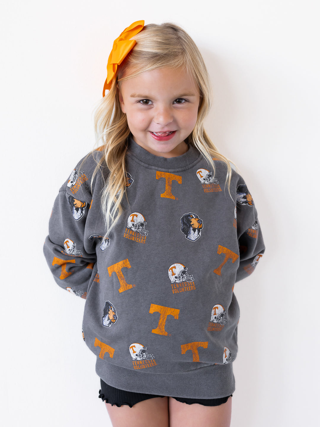 Youth Tennessee Volunteers Crewneck Fleece Pullover