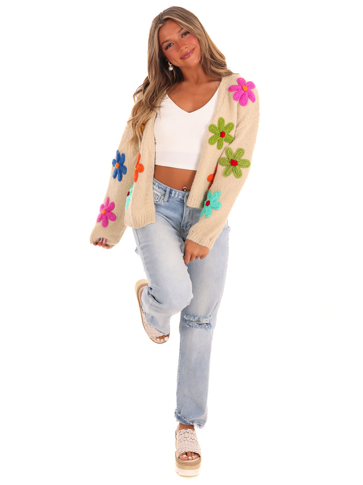 Flower Power Cardigan