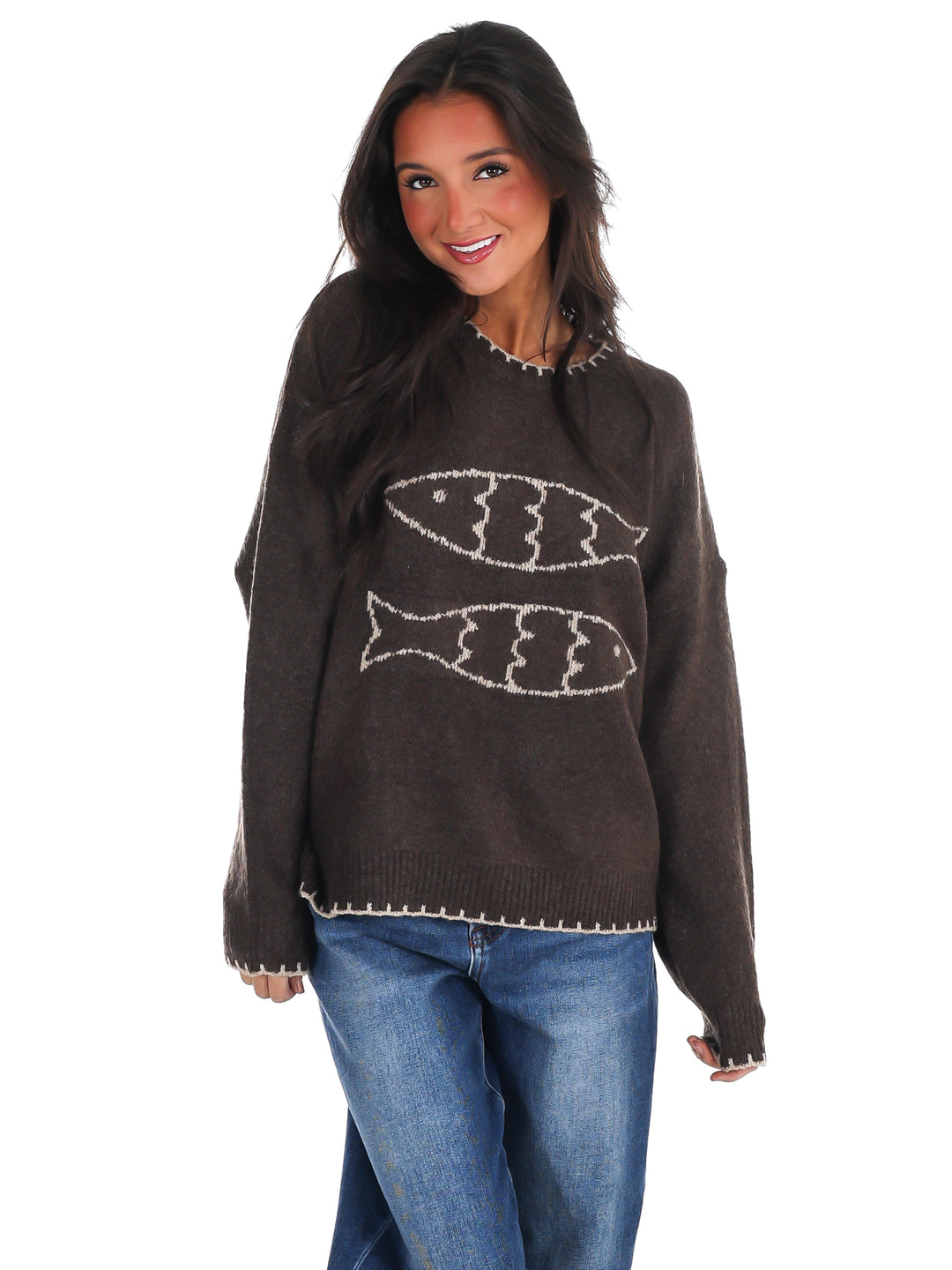 Double Fish Sweater