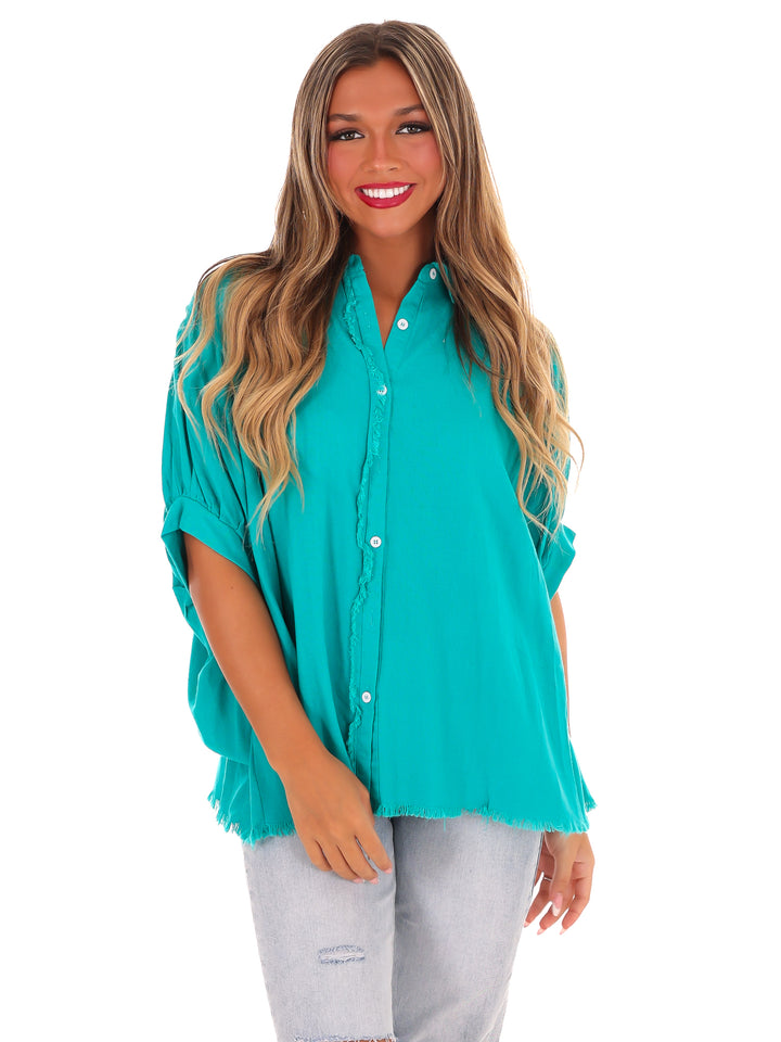 Casual Stroll Linen Top