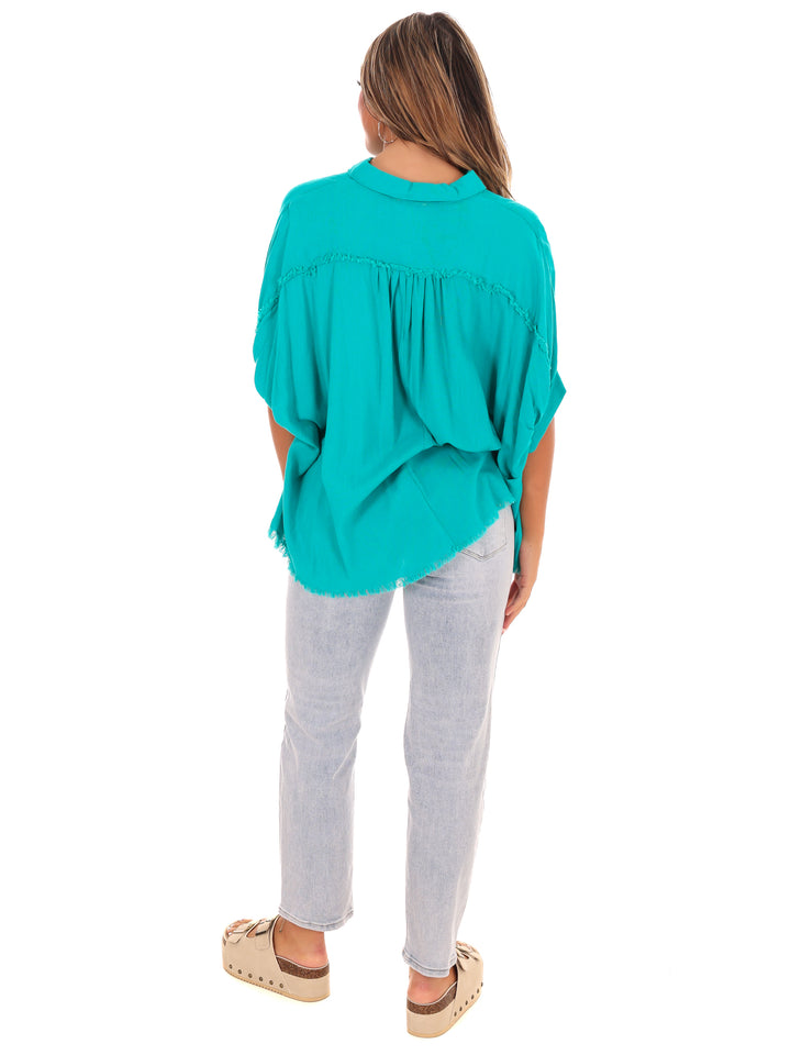 Casual Stroll Linen Top