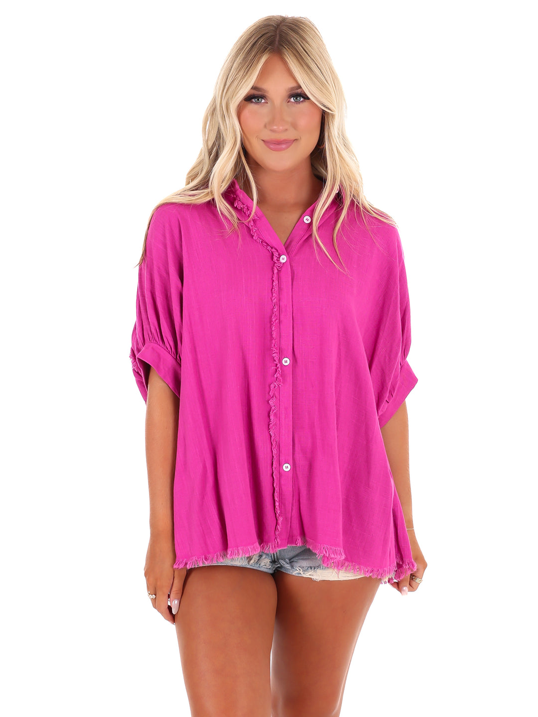 Casual Stroll Linen Top