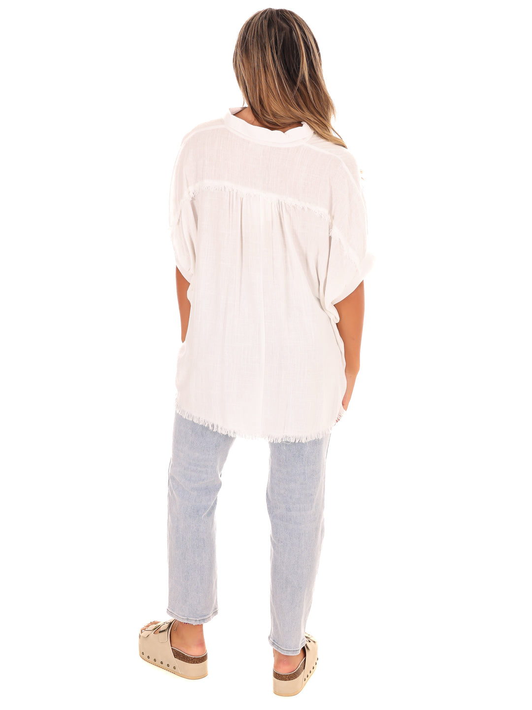 Casual Stroll Linen Top