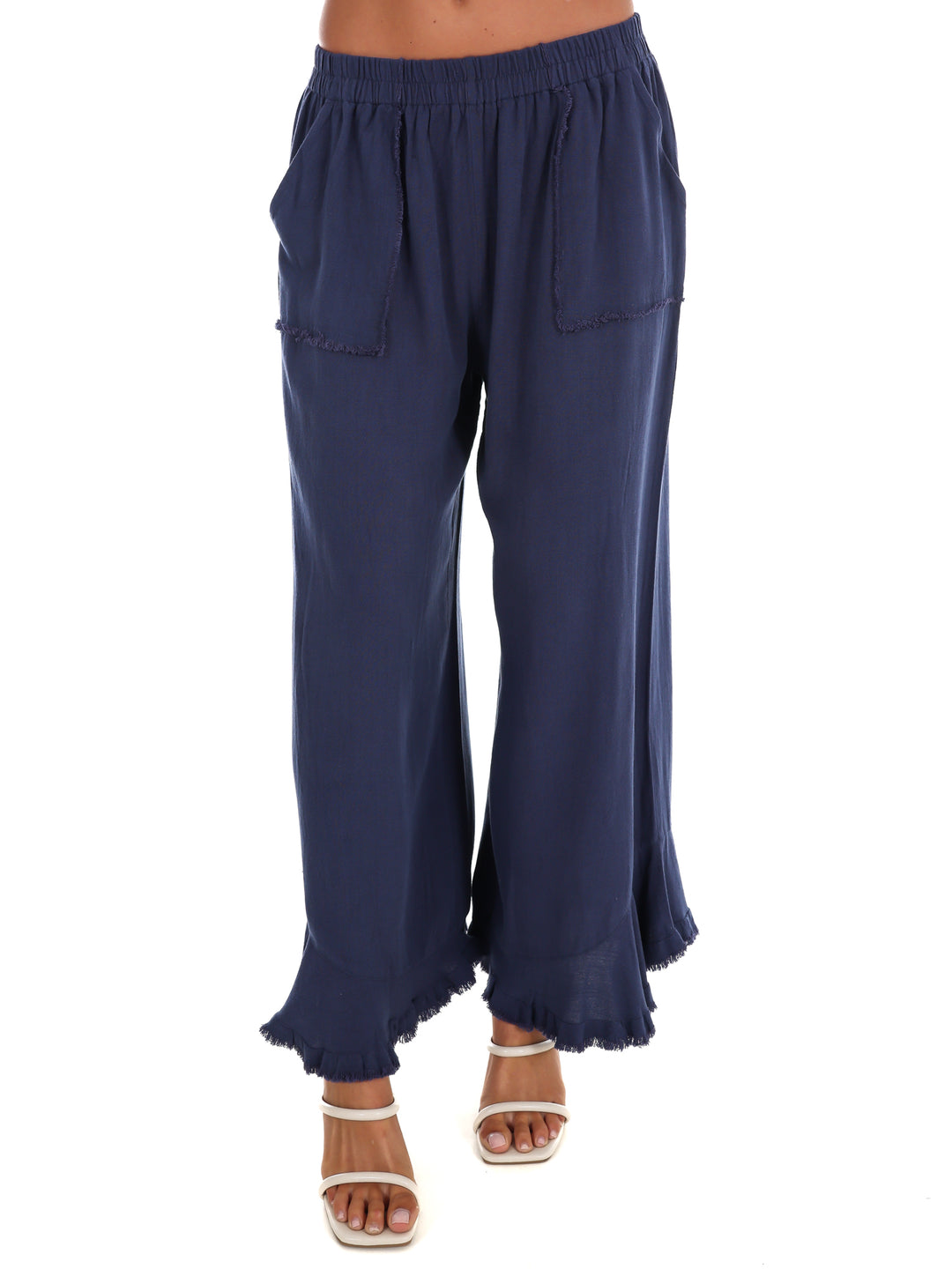 Back Home Linen Wide Leg Pants