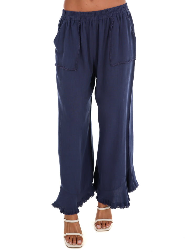 Back Home Linen Wide Leg Pants