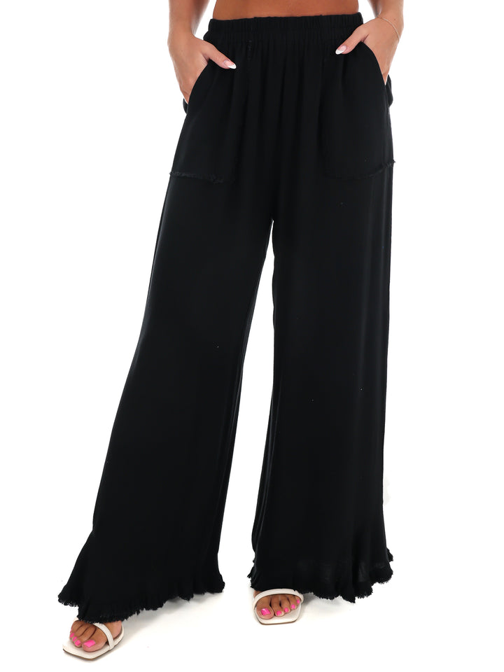 Back Home Linen Wide Leg Pants