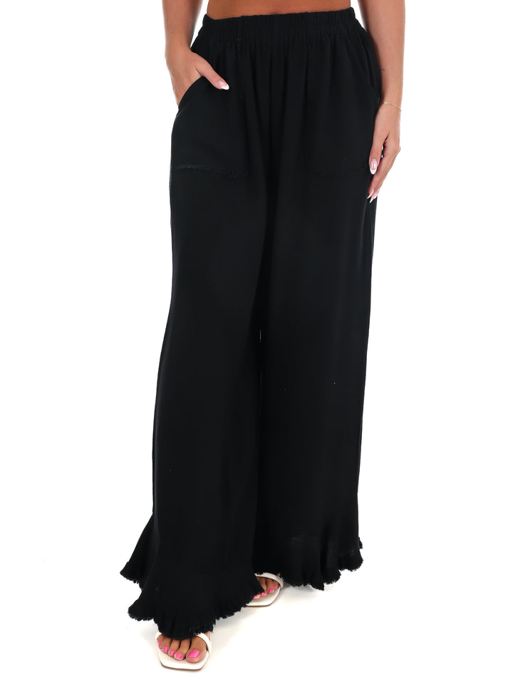 Back Home Linen Wide Leg Pants