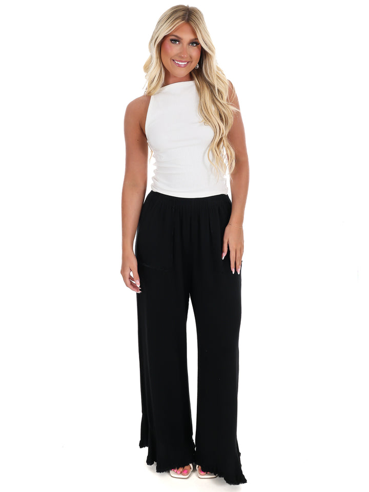 Back Home Linen Wide Leg Pants