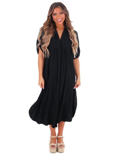 For the Moment Midi Dress