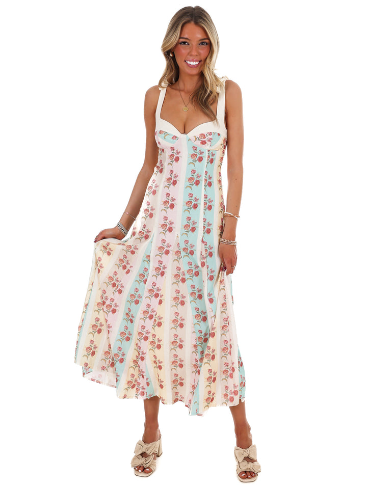 Floral Whimsy Maxi Dress